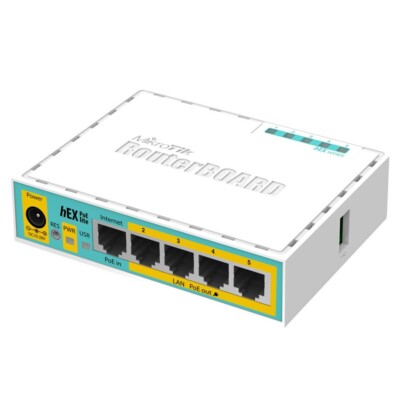 Mikrotik RB750UPr2 hEX RouterBOARD PoE Lite 5-Port Ethernet RouterOS L4