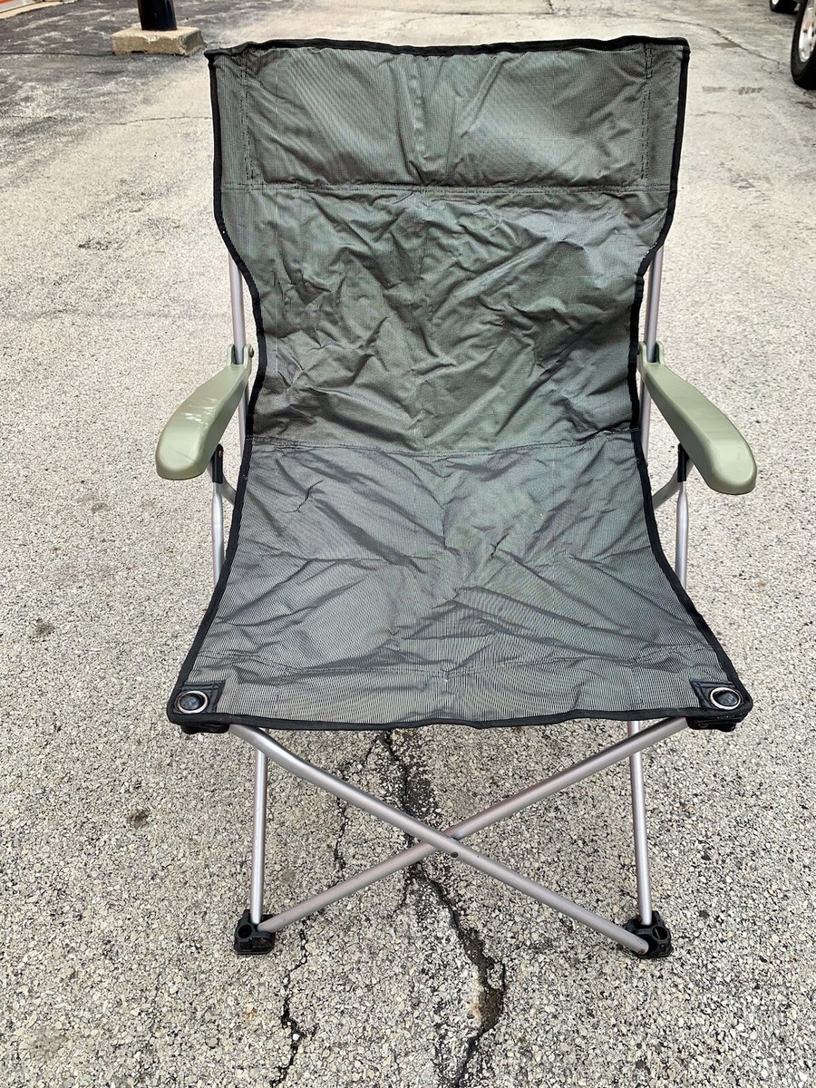 Vintage Green Folding Chair By Northlole Ltd. With Carrying