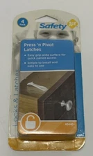 w0n  baby Safety 1ST 4of  Press/Pivot  drawer Latches #48446 052181484469 sealed