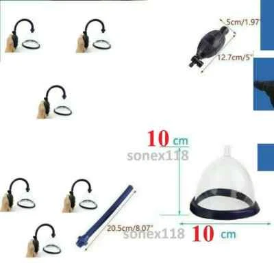 MARKENLOS Saugschale weibliche Pussy Brustpumpe Enhancement Erweiterung pumpenden 10cm