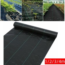 Heavy Duty Weed Control Fabric Weed Membrane Suppressant Barrier Ground Cover UK