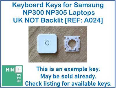 Tastatur Ersatz Tasten für Samsung NP300 NP305 Serie Laptops UK NICHT Hintergrundbeleuchtung
