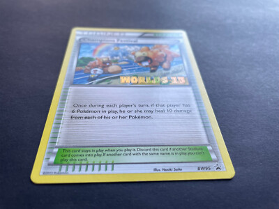 Pokemon Promo Card: CHAMPIONS FESTIVAL BW95 - WORLDS 13 Stamped