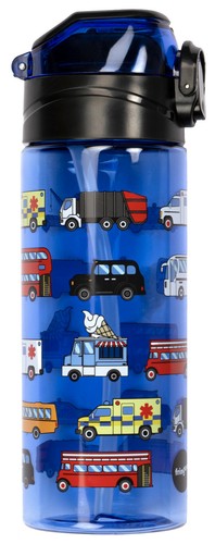 Kinder Wasserflasche mit Stroh auslaufsicher BPA-freie Reisegetränkeflasche 600 ml - Bild 12 von 57