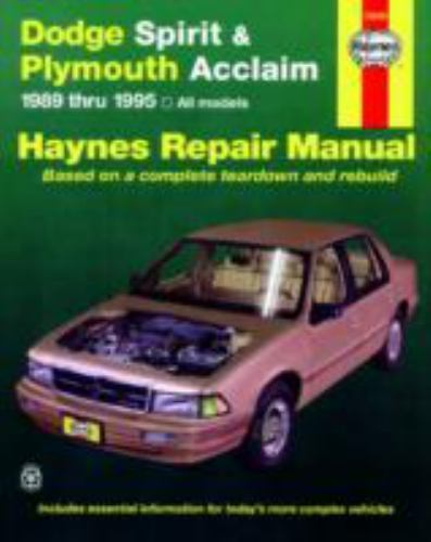 Dodge Spirit & Plymouth Acclaim 1989-95 von Haynes, J.H. - Bild 1 von 1