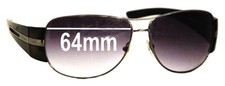 SFx Replacement Sunglass Lenses fits Prada SPR69H - 64mm Wide