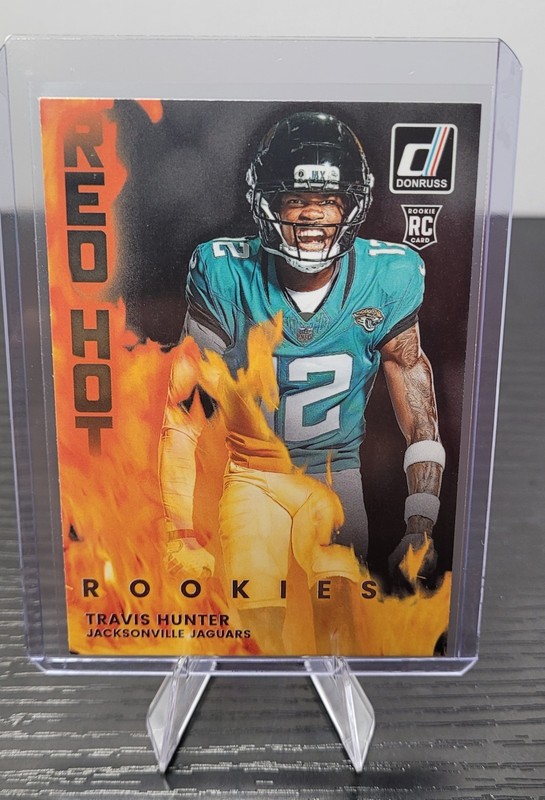 2025 Travis Hunter (RC) #RHR-TVH Panini Donruss Red Hot Rookies