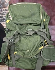 Slumberjack Dallas Divide 65 Liter Backpacking Backpack, Green
