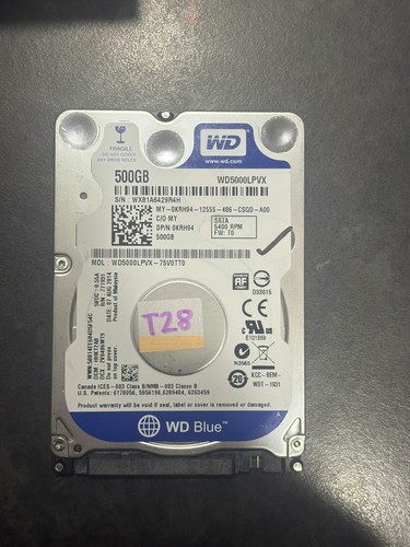 Western Digital WD Blue WD5000LPVX - 75V0TT0 500GB SATA 2,5" Festplatte HDD