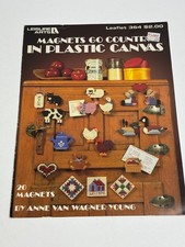 Leisure Arts Magnets Go Country 20 Designs Plastic Canvas Patterns Leaflet