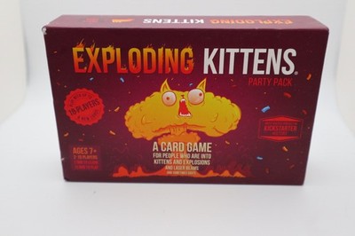 EXPLODING KITTENS PARTY PACK CARD GAME 2-10 PLAYERS AGE 7+