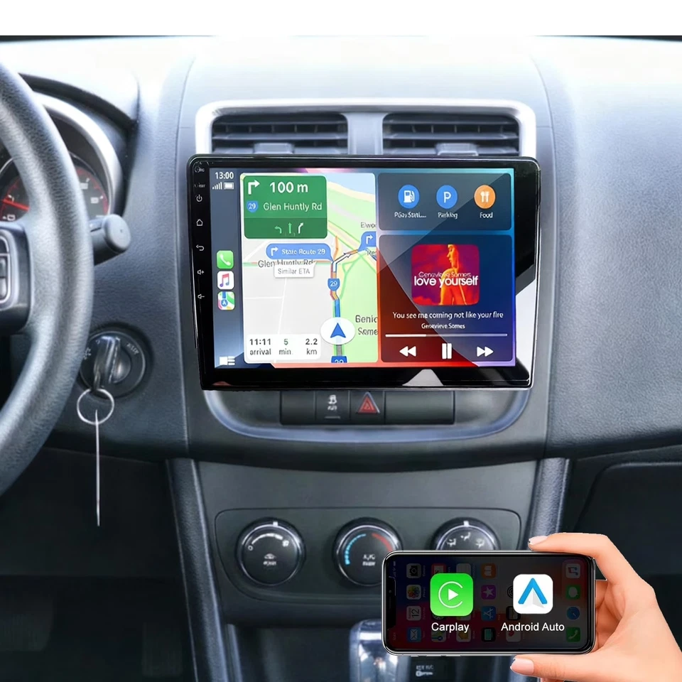 10.1'' Car Stereo Radio GPS Android 15 Carplay For 2008-2014 Dodge Avenger 2+32G Foto 2 de 4