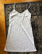 Vintage Vassarette Women's Full Slip 40 White Solid Nylon Adjustable Strap