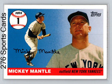 2006 Topps Mickey Mantle Home Run History HR #1 baseball card #MHR1