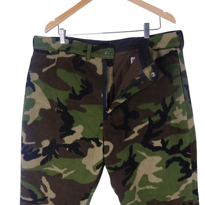 #ad Cabelas Whitetail Clothing Camo Gore Tex Fleece Hunting Pants Men XL Regular USA $65.00