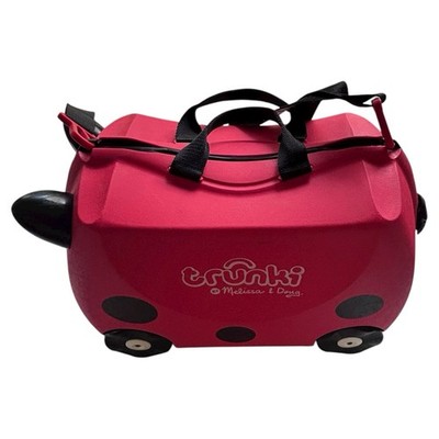 Melissa and Doug Trunki Ladybug Lightweight Ride On Luggage Child Travel Carrier