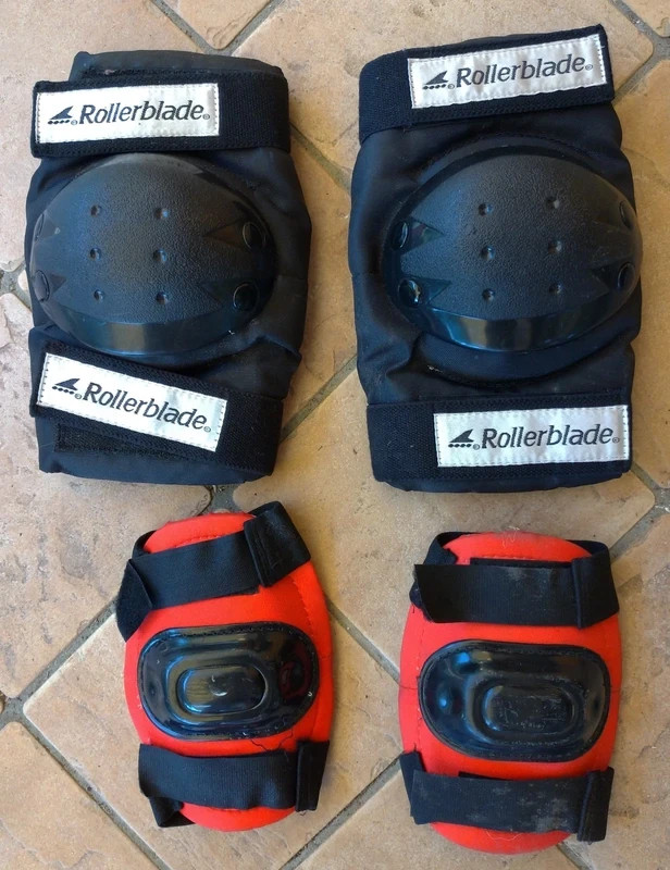 Protezioni Rollerblade Ginocchiere Gomitiere Sport Sportivo Skate Rollerblade