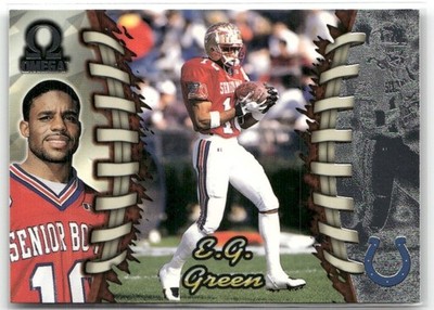 1998 PACIFIC OMEGA E.G. GREEN INDIANAPOLIS COLTS RC #99
