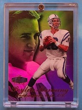 1998 Flair Showcase - Peyton Manning Rookie Card Sec 2 Row 3 Seat 3. rookie card picture