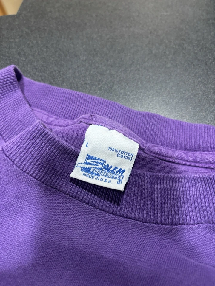 Camiseta Baltimore Ravens 1996 Vintage NFL Tamanho Grande, Ponto Único - Imagem 4 de 4