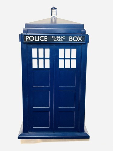 Doctor Who Tardis Police Telephone Box Cookie Jar Lights and Sounds ...