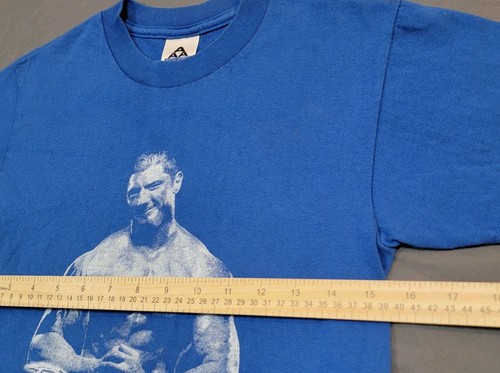 Y2k Dave Batista Allstyle Shirt Youth Sz Small Royale blue AAA tag - Picture 7 of 7