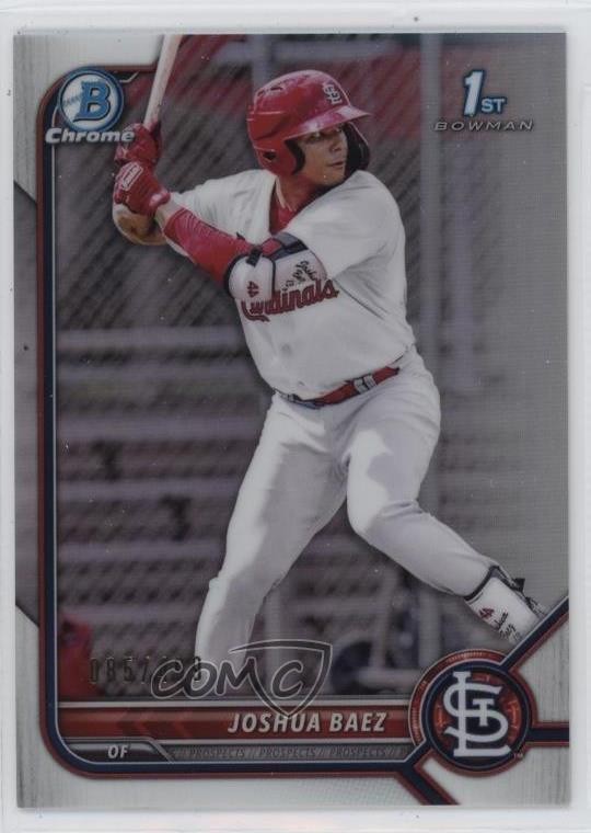 2022 Bowman Chrome Prospects Refractor 85/499 Joshua Baez #BCP-112 02r2