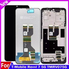 6.6" LCD Display Touch Screen Digitizer  Frame For T-Mobile Revvl 7 5G TMRV075G