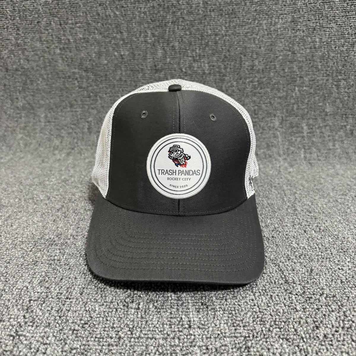'47 Brand Trash Pandas Trucker Snapback Black White One Size Mesh Back Hat