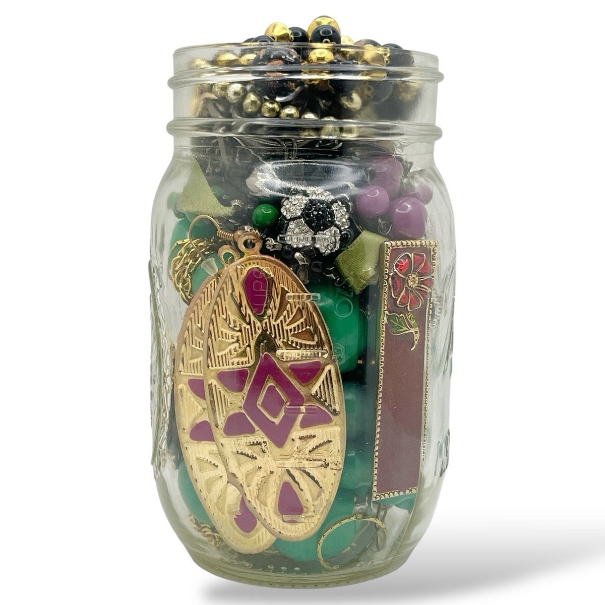 Mystery Jewelry Jar - Floral Theme | Delicate & Feminine Jewelry