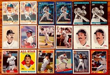 🔥 WADE BOGGS • 18 Baseball Cards~Boston Red Sox~HOF 🔥Near Mint Condition