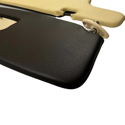 Brand New Pair Sunvisors Beige Black Fits BMW E21 3 Series 1975 83