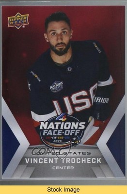 2024-25 4 Nations Face-Off Vincent Trocheck #8 READ x9t