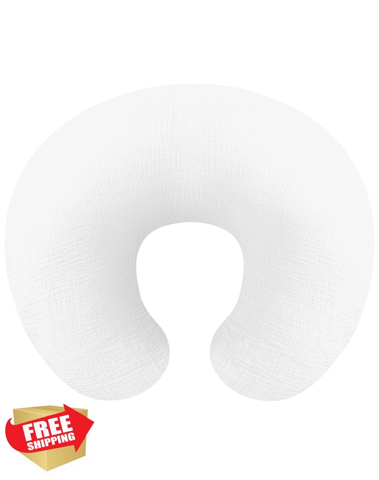 Wimist Muslin Nursing Pillow Cover White
Opens in a new window or tab