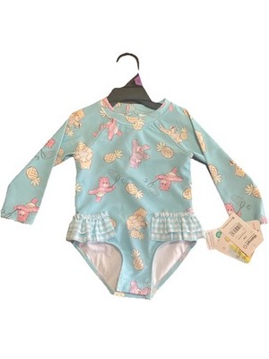 Baby Care Bears Swim Suit One Piece Sz 12 Months UPF 50+ Sun Protection NWT NEW