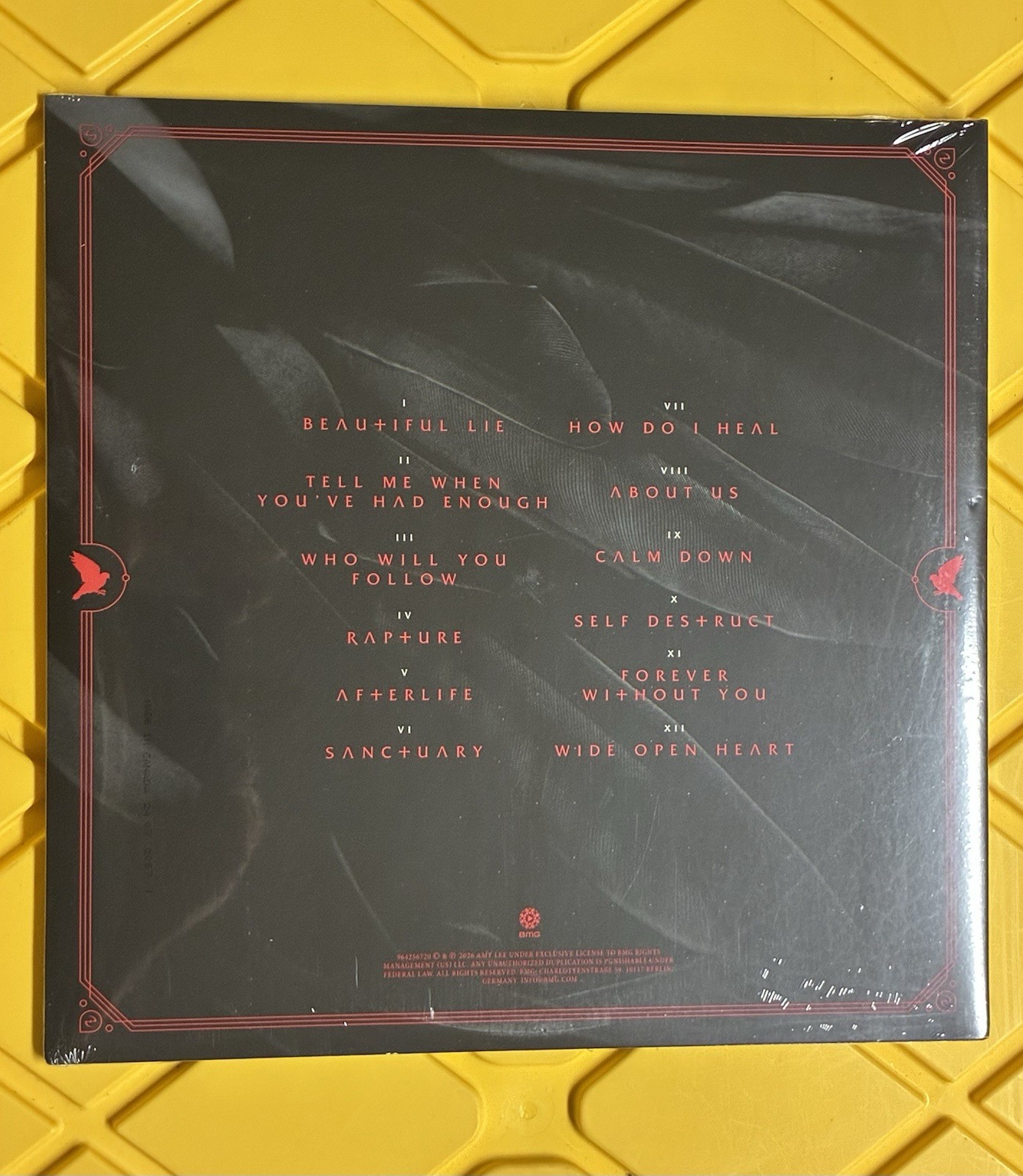 EVANESCENCE SANCTUARY 2LP Exclusive Limited to 500 Deep Sea Blue Vinyl ...