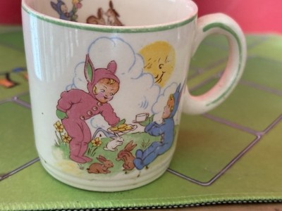 Alfred MEAKIN ''Pixie Ware'' Kinderbecher 50er Jahre