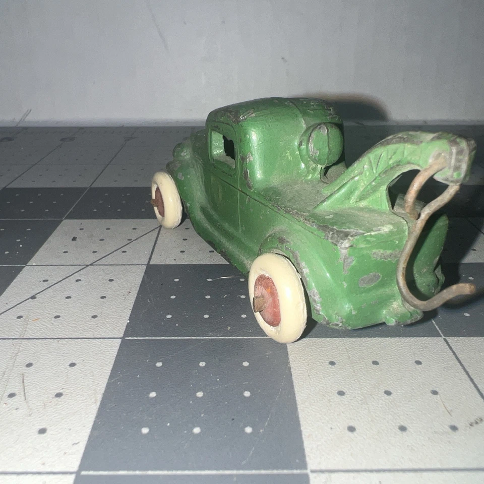 GRULETA GRÚA BARCLAY AÑOS 30 AGUANIEVE JUGUETE DE METAL FUNDIDO A PRESIÓN Foto 4 de 4