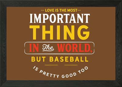 most important thing Framed Wall Art Poster Canvas Print Picture