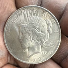 1923Peace Dollar $1 Silver Coin Circulated 0.9 Fineness Business Strike