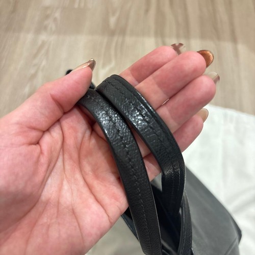 Borsa piccola Celine Vertical Cabas nera usata - Foto 5 di 11
