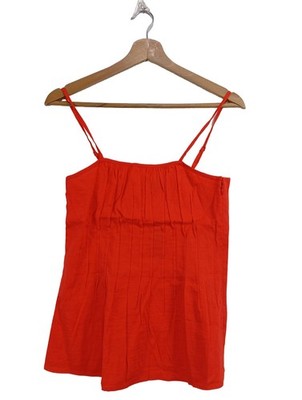 THEORY Spaghettiträger Top Damen Top Gr. DE 36 rot Casual-Look
