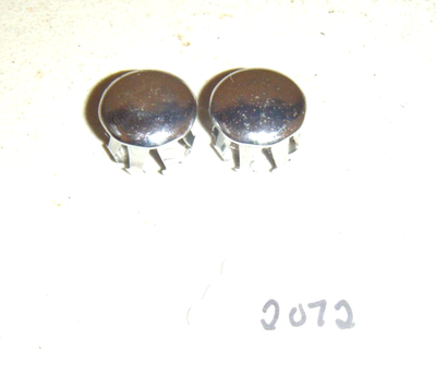 VINTAGE SCHWINN DROP BAR END CAPS #2072 CHROME