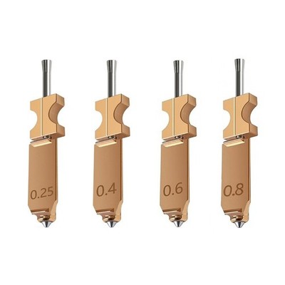 4Pcs Fast Change Nozzle Kit Hardened Steel Material for Various Filaments