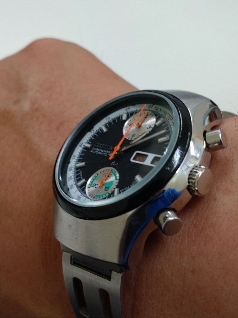 Citizen Challenge Timer Panda Dial Chronograph Ov… - image 8