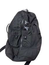 Borsa Under Armour Project Rock 60 nera doppio borsone a zaino palestra
