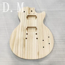 Paulownia Wood LP Style Electric Guitar Body Unfinished Natural Wood Guitar Body