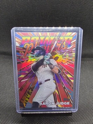 2025 Topps Celebration Power Players Aaron Judge Orange/25