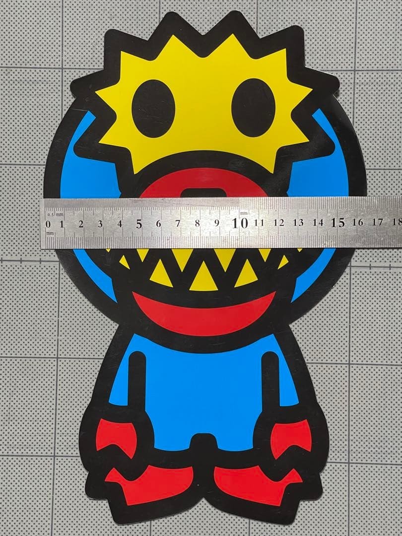 Final price reduction super rare! BAPE BABY MILO jumbo sticker blue thumbnail 2