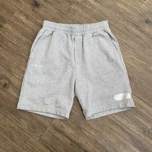 Helmut Lang, Vintage Helmut Lang Grey Silver Cotton Sweat Shorts Mens Small